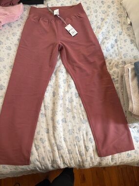 Figs Women's Boot Cut Pants in Dusty Rose